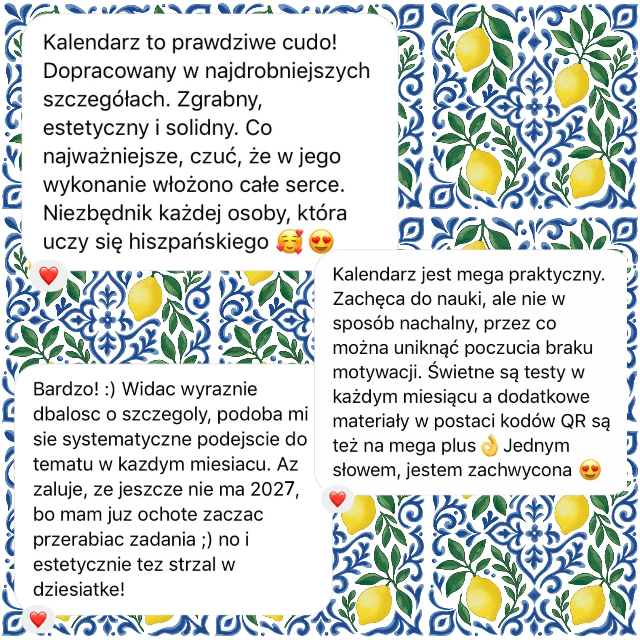 Opinie o kalendarzu 2027