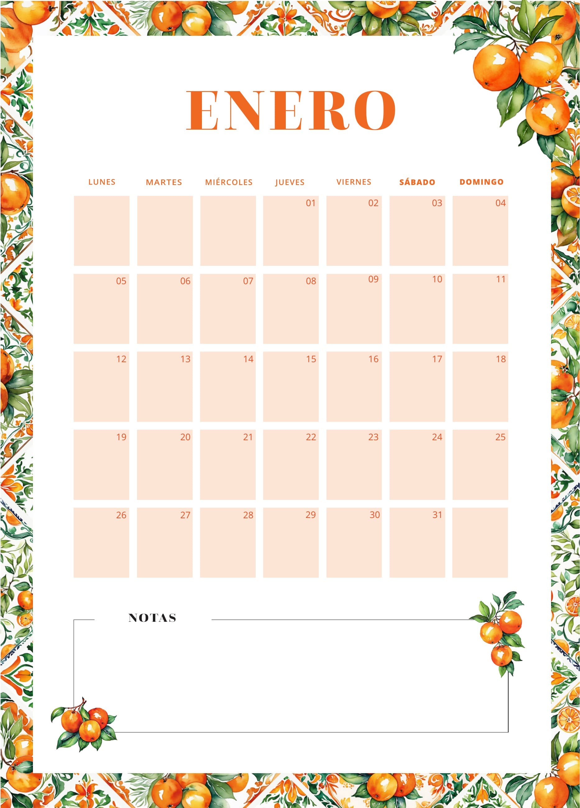 Calendar preview page 2